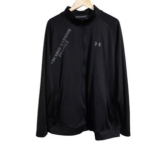 Under Armour Wounded Warrior Black Performance Jacket with Mock Neck Size XL